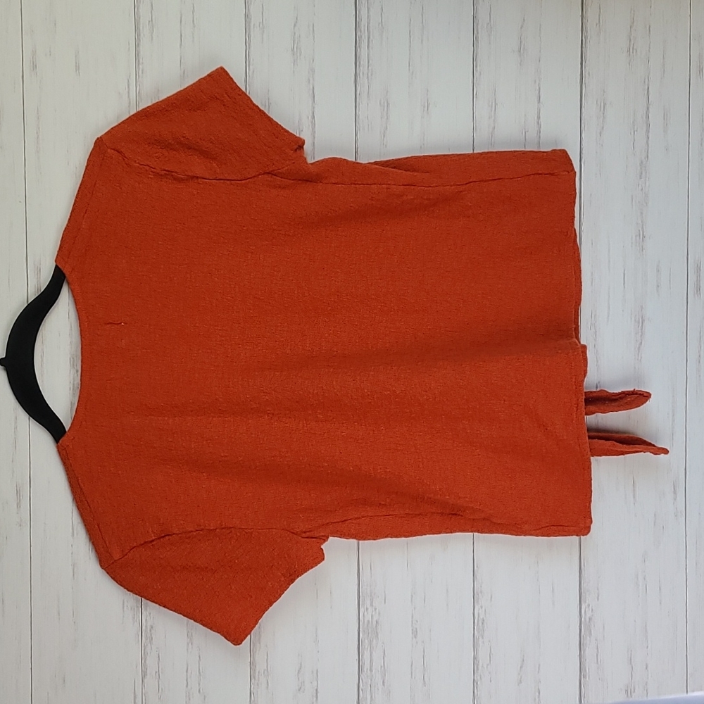 Madewell Texture & Thread Wrap-Tie Top - Picture 7 of 7